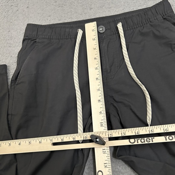 Vuori Pants Mens Small Gray Ripstop Drawstring Elastic Waist Active Adult - Picture 6 of 13